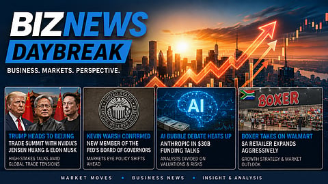 BN Daybreak - Wed 13 May 2026: Trump’s China trip; Warsh Fed nod; AI bubble?; Anthropic; Boxer; and Job trends