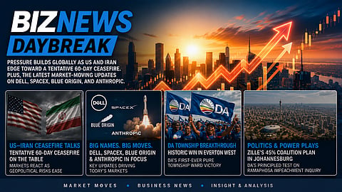 BN Daybreak - Fri 29 May 2026: US-Iran truce; DA ward win; Zille's plan; SpaceX IPO, Anthropic; Blue Origin