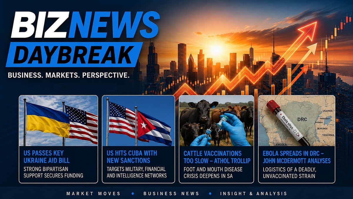 BN Daybreak - Fri 5 June 2026: US Ukraine aid; DRC Ebola outbreak; Athol Trollip on FMD; Cuba sanctions