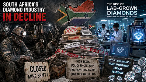 From 2,000 companies to 11: How ANC policy is killing South Africa's 160-year diamond industry