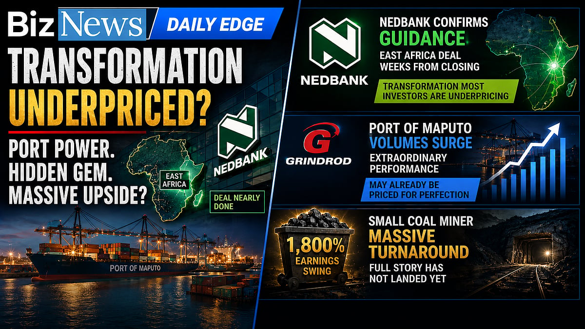 The BizNews Edge: Nedbank, Grindrod and the coal stock no one was watching