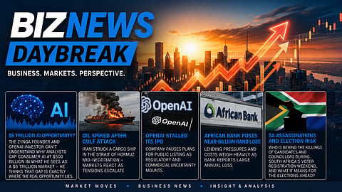 BN Daybreak: Mark Pincus on consumer AI; SA election violence; and the Strait of Hormuz