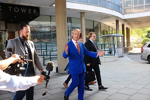 Nigel Farage, leader of Reform UK