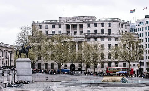 South Africa House, Trafalgar Square
