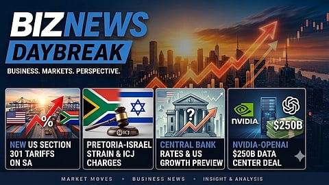 BN Daybreak: SA-Israel tension; Nvidia-OpenAI deal; US tariffs; Fed rate outlook; Energy Risks
