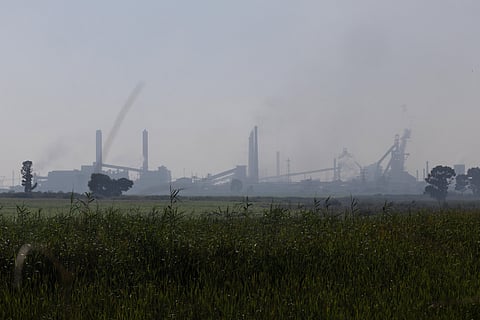 The ArcelorMittal factory in Vanderbijlpark, South Africa