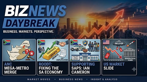 BN Daybreak: Mega metro plan slammed; Roodt's economic fix; Ian Cameron on Philippi; Wall St slides