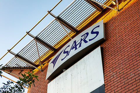 BELLVILLE, SOUTH AFRICA - MAY 19: A general view of SARS building on May 19, 2020 in Bellville, South Africa. It is reported that the South African Revenue Service (SARS) announced that seven employees have tested positive for Covid-19.The Free State, KwaZulu Natal and the North West offices had each recorded a single case while the Western Cape office recorded four positive cases. (Photo by Gallo Images/Jacques Stander)