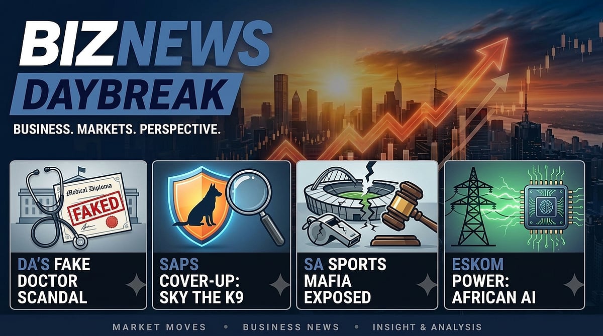 BN Daybreak: DA's fake doctor, Sky the police dog, SA Sports mafia, Eskom's AI opportunity