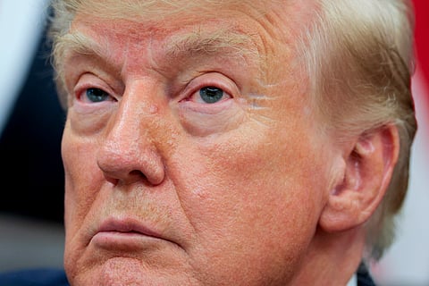 WASHINGTON, DC - SEPTEMBER 18: U.S. President Donald Trump talks to reporters about healthcare in the Oval Office at the White House on September 18, 2026 in Washington, DC. Trump announced that his administration's Medicaid ​"most-favored-nation" drug pricing model will cover all 50 ‌states, the District of ‌Columbia and Puerto Rico. (Photo by Chip Somodevilla/Getty Images)