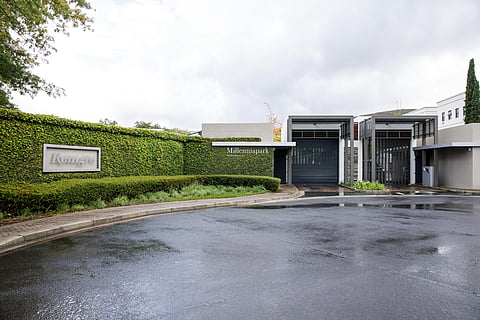 STELLENBOSCH, SOUTH AFRICA - APRIL 06: A view of Remgro Offices on April 06, 2022 in Stellenbosch, South Africa. The party demanded land from Johann Rupert on the day when his ancestor, Jan Van Riebeek arrived in South Africa in 1652. (Photo by Gallo Images/ER Lombard)