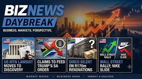 BN Daybreak: MTN's US terror case; Dirco hides R170m bill; Macpherson on KZN; Wall Street rallies