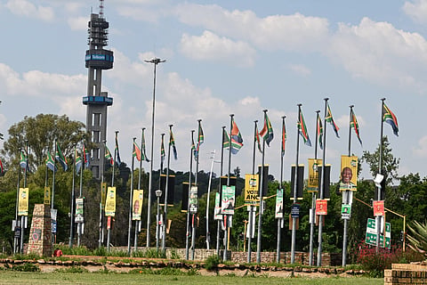 PRETORIA, SOUTH AFRICA – OCTOBER 16: Election Posters And Billboards displayed on October 16, 2026 in Pretoria, South Africa. The 2026 South African municipal elections will be held on 4 November 2026 across South Africa, to elect councils for all district, metropolitan and local municipalities in each of the country's nine provinces. (Photo by Gallo Images/Lefty Shivambu)