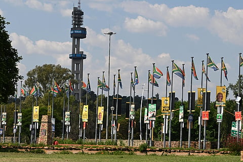 PRETORIA, SOUTH AFRICA – OCTOBER 16: Election Posters And Billboards displayed on October 16, 2026 in Pretoria, South Africa. The 2026 South African municipal elections will be held on 4 November 2026 across South Africa, to elect councils for all district, metropolitan and local municipalities in each of the country's nine provinces. (Photo by Gallo Images/Lefty Shivambu)
