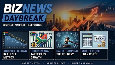 BN Daybreak: Sussman's unprecedented poll; mini-budget growth gap; Mpolase on cartel rule; Lesaka