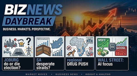 BN Daybreak: Joburg's make-or-break vote, WSM on a disillusioned electorate, Africa's new drug pact
