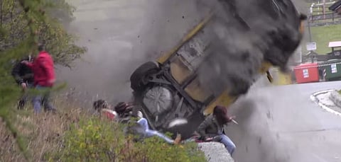 VIDEO: Spectacular rally crash, no injuries a miracle