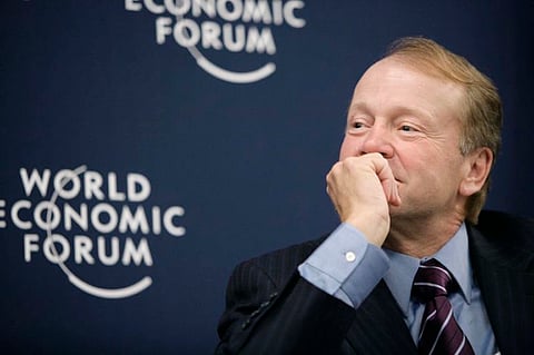 DAVOS/SWITZERLAND, 26JAN07 - John T. Chambers, Chairman and Chief Executive Officer, Cisco Systems, USA, captured during the session 'Convergence on the Move' at the Annual Meeting 2007 of the World Economic Forum in Davos, Switzerland, January 26, 2007. 
Copyright by World Economic Forum    swiss-image.ch/Photo by Severin Nowacki

+++No resale, no archive+++