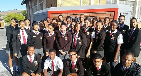 Learners from Cloetesville High School.