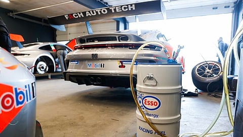 Esso reunable racing fuel