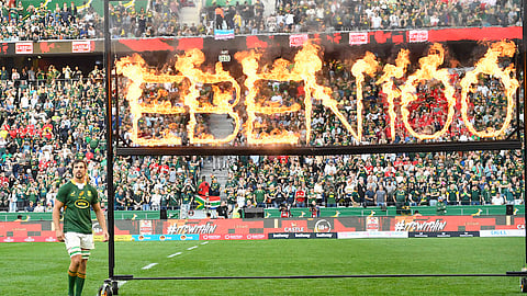 CAPE TOWN, SOUTH AFRICA - JULY 16: Eben Etzebeth of South Africa during the 3rd Castle Lager Incoming Series test match between South Africa and Wales at DHL Stadium on July 16, 2022 in Cape Town, South Africa. (Photo by Ashley Vlotman/Gallo Images)