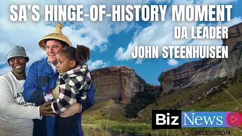 SA’s “hinge-of-history” moment – DA leader John Steenhuisen on why 2024 could be the year of change…