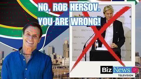 No, Rob Hersov, you are wrong! – Marc Lubner