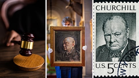 Churchill’s most-hated portrait is up for auction, set to fetch up to £800k