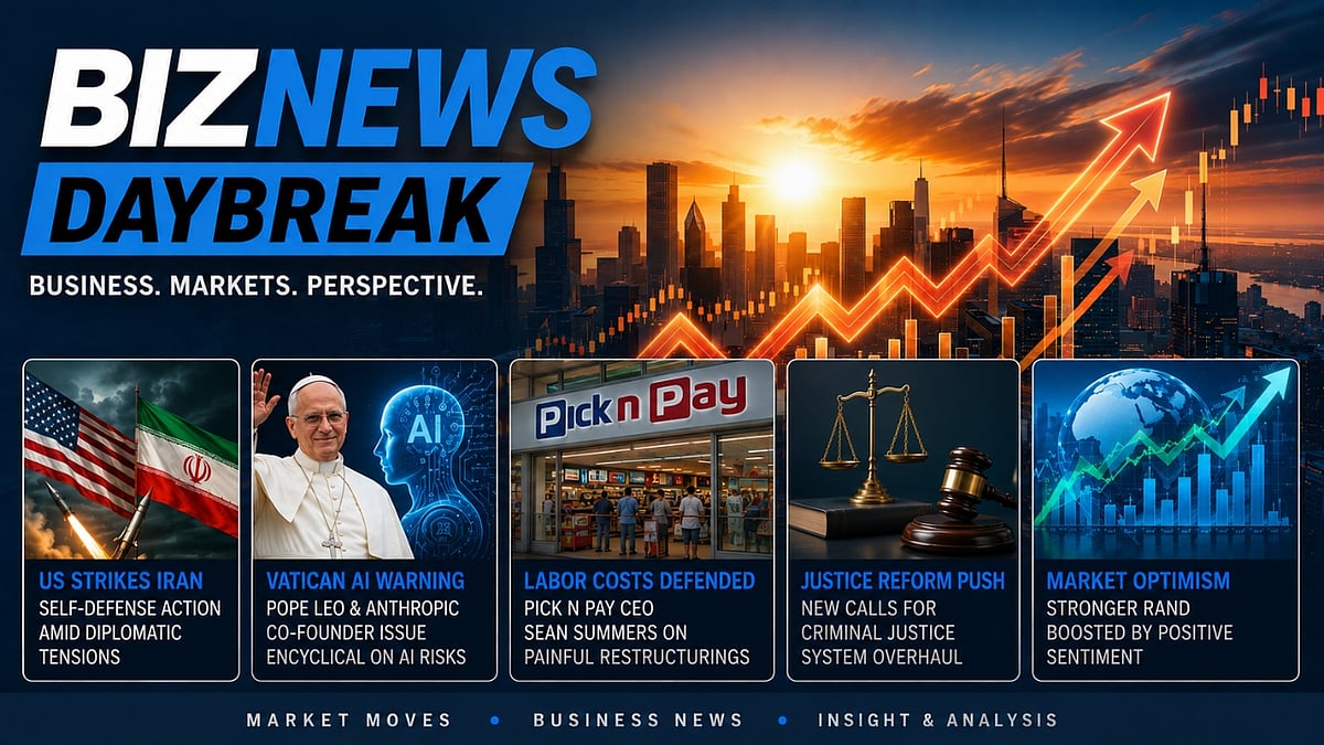 BN Daybreak - Tue 26 May 2026: US-Iran spikes; Pope's AI alert; PnP cost cuts; Rand optimism; Madlanga commission