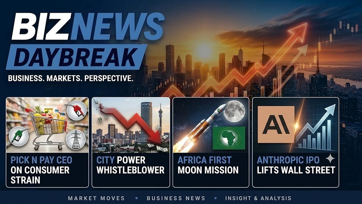 BN Daybreak: Summers on a stretched consumer; Joburg whistleblower; Africa's moon shot; Wall St
