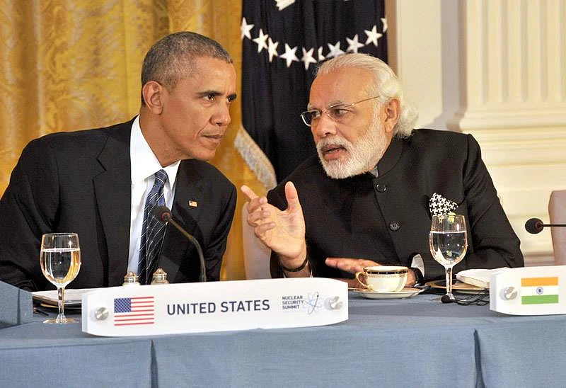 US President Barack Obama with Indian PM Narendra Modi. (Photo: PIB)
