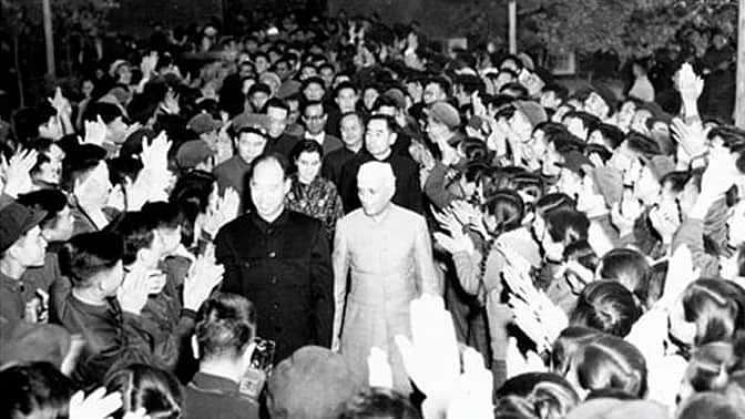 Nehru during an official trip to China. (Photo: MEA)
