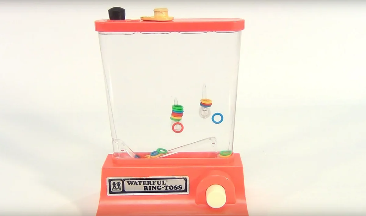 A hand-held water game. (Photo Courtesy: YouTube Screenshot)