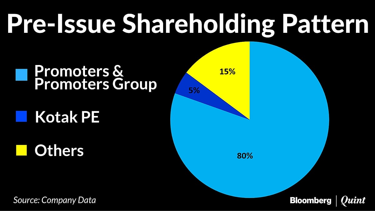 The Promoter Group holds 80.5% stake in the company.