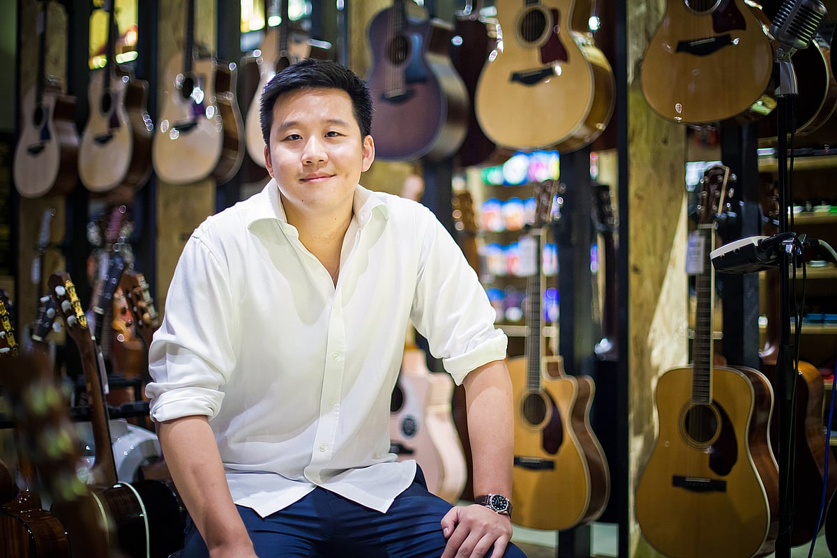 Kuok Meng Ru, co-founder of Bandlab and son of Asian billionaire Kuok Khoon Hong (Photographer: Photographer: Sam Kang Li/Bloomberg) 