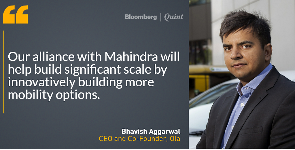 Mahindra And Ola Ink Strategic Agreement; Will Target $400 Million Sales In 2 Years