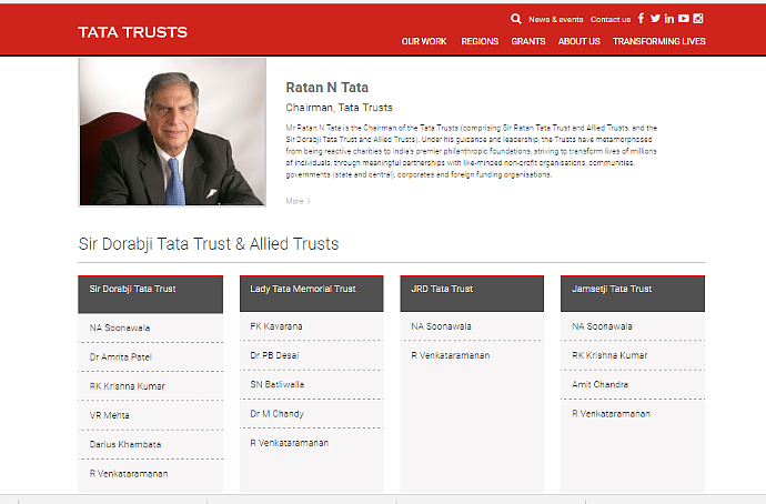 Tata Trusts website