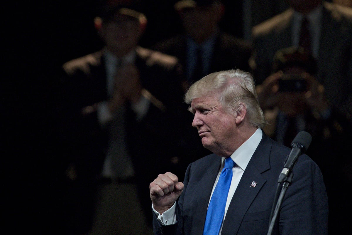 Donald Trump, Republican Party’s nominee for U.S. president. (Photographer: Andrew Harrer/Bloomberg)&nbsp;