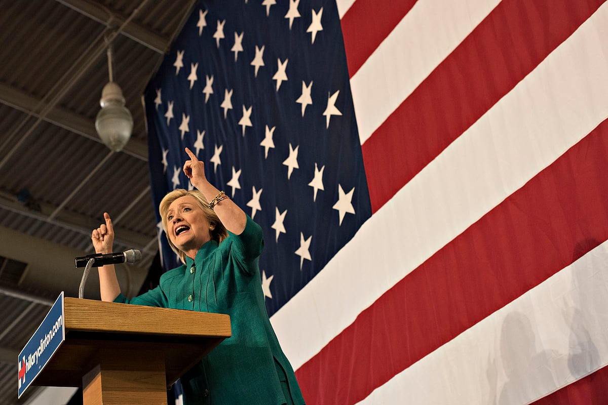 Hillary Clinton, Democratic Party’s nominee for U.S. president. (Photographer: Daniel Acker/Bloomberg)