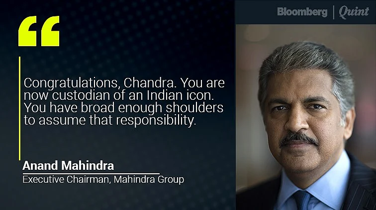 Tata Sons Names TCS Chief N Chandrasekaran As New Chairman