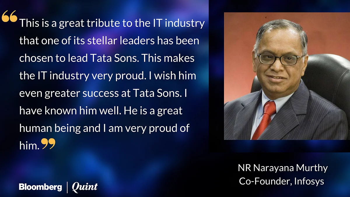Tata Sons Names TCS Chief N Chandrasekaran As New Chairman