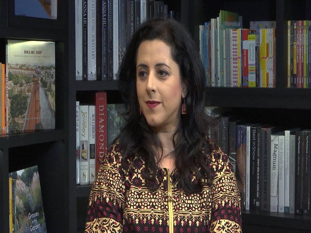 Anita Anand at a Mumbai bookstore . (Photographer : Vishal Patel/BloombergQuint)