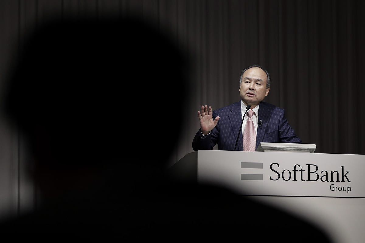  Billionaire Masayoshi Son, chairman and chief executive officer of SoftBank Group Corp. (Photographer: Kiyoshi Ota/Bloomberg)