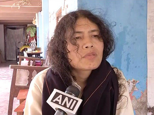 PRJA Chief Irom Sharmila. (Photo: ANI)