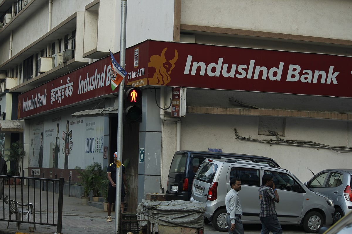 <div class="paragraphs"><p>  (File photo os IndusInd Bank Branch at Prabhadevi, Mumbai. Photographer: Anirudh Saligrama/NDTV Profit)</p></div>