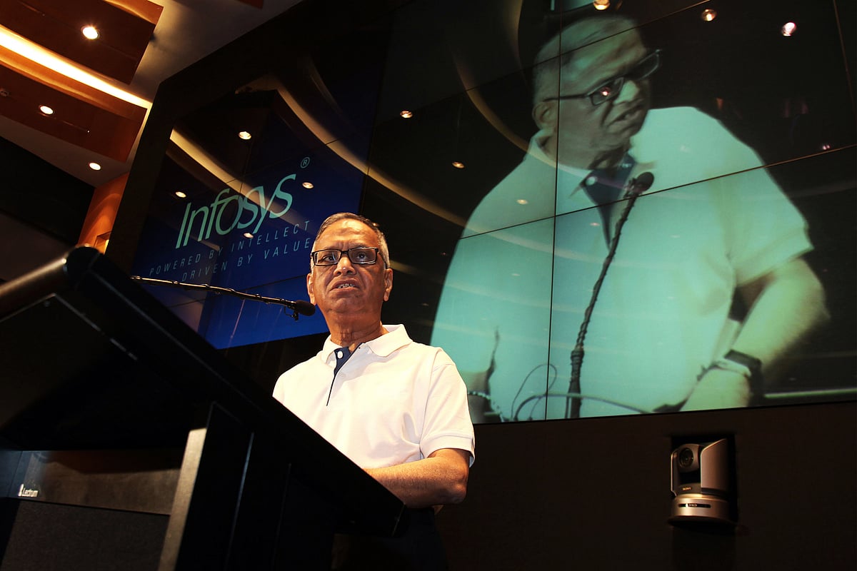 

NR Narayana Murthy, co-founder, Infosys (Photographer: Namas Bhojani/Bloomberg)