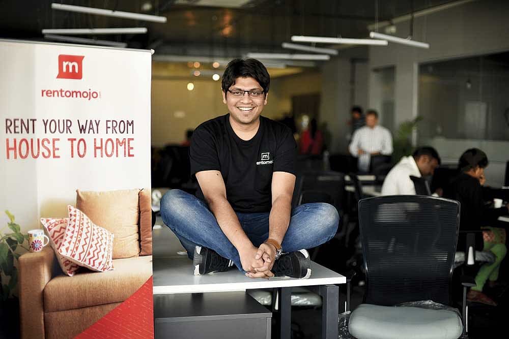 Geetansh Bamania, founder of Rentomojo. (Source: RentoMojo)
