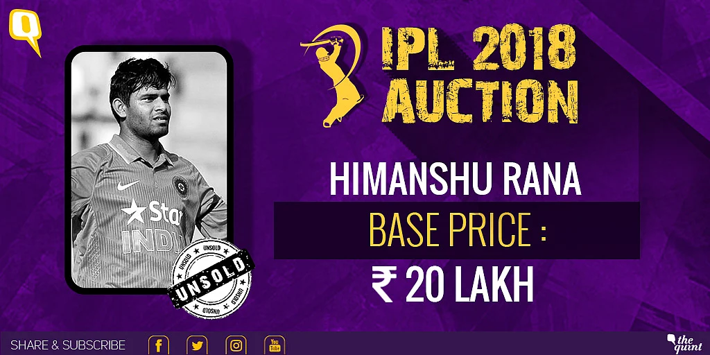 IPL Auction 2018 Live: Rashid Khan Goes to SRH, Malinga Unsold