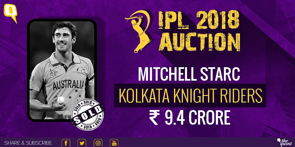 IPL Auction 2018 Live: Rashid Khan Goes to SRH, Malinga Unsold