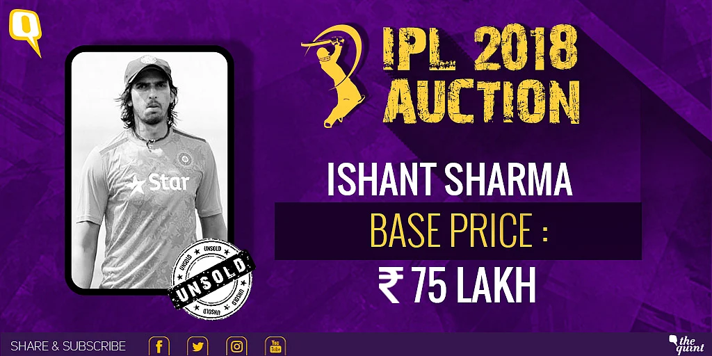 IPL Auction 2018 Live: Rashid Khan Goes to SRH, Malinga Unsold